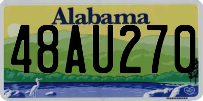 AL license plate 48AU270