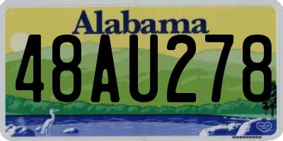 AL license plate 48AU278