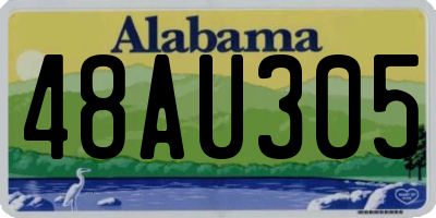 AL license plate 48AU305
