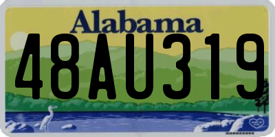 AL license plate 48AU319