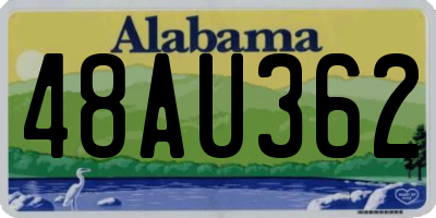 AL license plate 48AU362