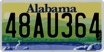 AL license plate 48AU364