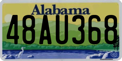 AL license plate 48AU368