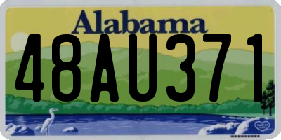 AL license plate 48AU371