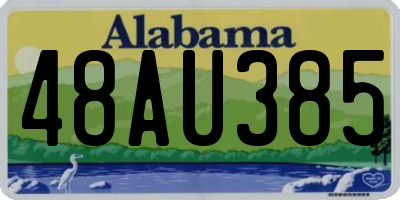 AL license plate 48AU385