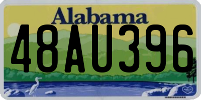 AL license plate 48AU396