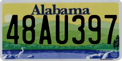 AL license plate 48AU397