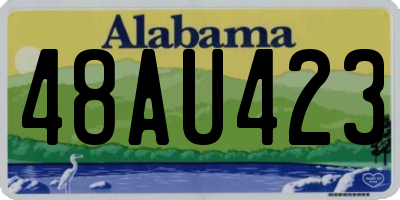 AL license plate 48AU423