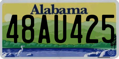 AL license plate 48AU425