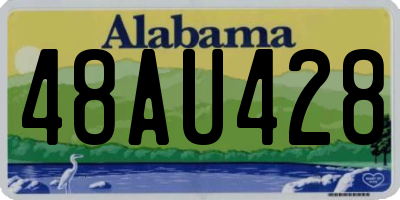 AL license plate 48AU428