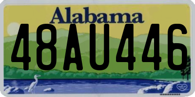 AL license plate 48AU446