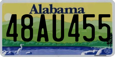 AL license plate 48AU455