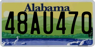 AL license plate 48AU470