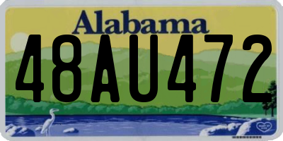 AL license plate 48AU472