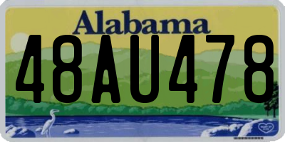 AL license plate 48AU478