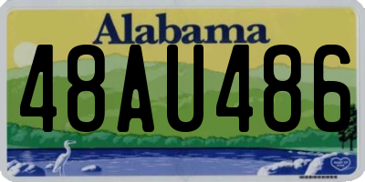 AL license plate 48AU486