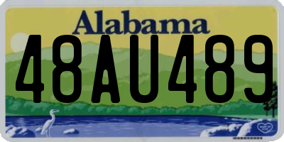AL license plate 48AU489