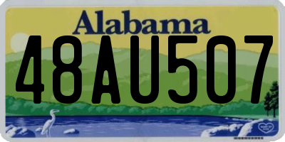 AL license plate 48AU507