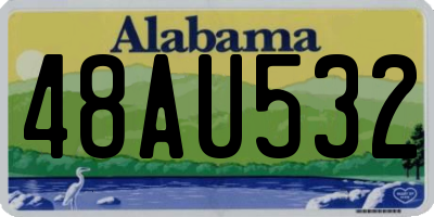 AL license plate 48AU532