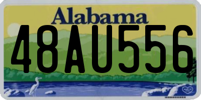 AL license plate 48AU556