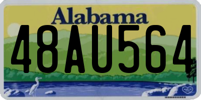 AL license plate 48AU564