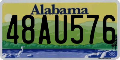 AL license plate 48AU576