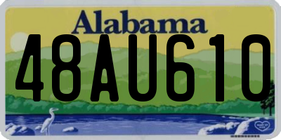 AL license plate 48AU610