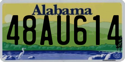 AL license plate 48AU614