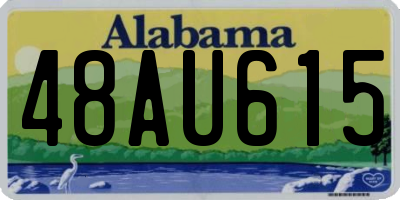 AL license plate 48AU615