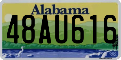AL license plate 48AU616