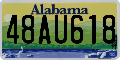 AL license plate 48AU618