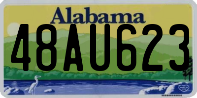 AL license plate 48AU623
