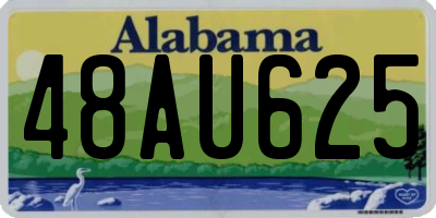 AL license plate 48AU625