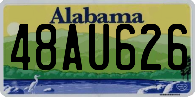 AL license plate 48AU626