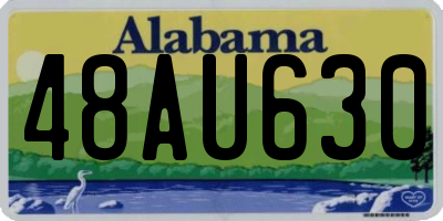 AL license plate 48AU630