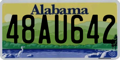 AL license plate 48AU642