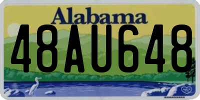 AL license plate 48AU648