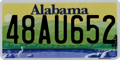 AL license plate 48AU652