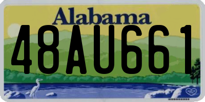 AL license plate 48AU661