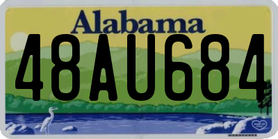 AL license plate 48AU684
