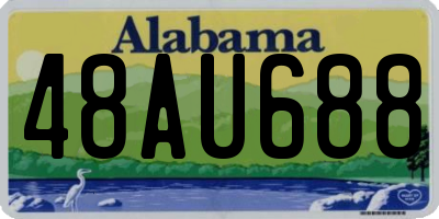 AL license plate 48AU688