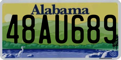 AL license plate 48AU689
