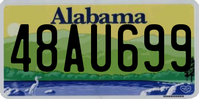 AL license plate 48AU699