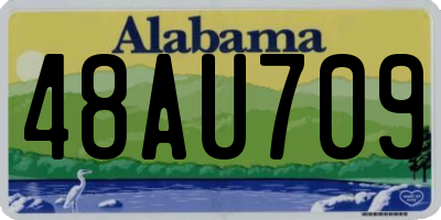 AL license plate 48AU709