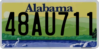 AL license plate 48AU711