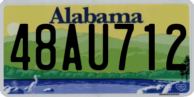 AL license plate 48AU712