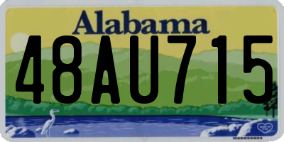 AL license plate 48AU715