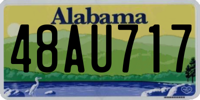 AL license plate 48AU717
