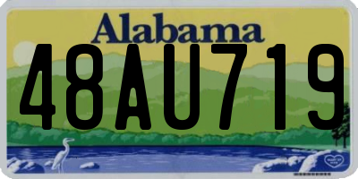 AL license plate 48AU719