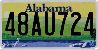 AL license plate 48AU724